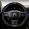 Autostuurhoes Anti-slip Napa Leer Stuurhoezen Voor C3 C4 X7 Xsara Picasso Crosser C-ELYSEE JUMPY NEMO