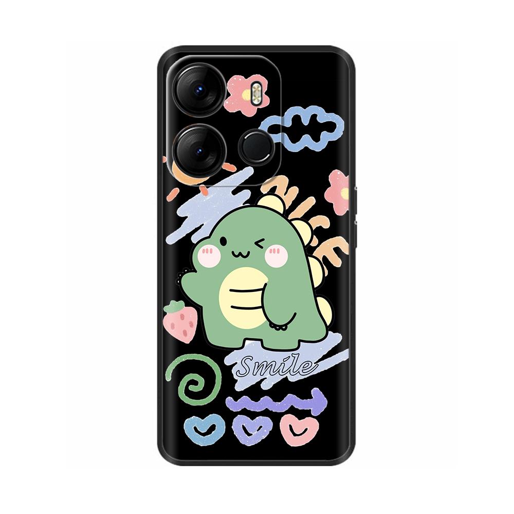 Für Tecno Spark Go 2023 Hülle Beliebte Blumen Silikon Handyhülle Für Tecno Pop 7 Pro Cover SparkGO Hüllen Schutzhüllen Schalen