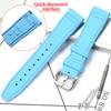 Rubber Silicone Watch Strap for IWC Pilot's Band Quick Release Bracelet Fluororubber Watchband