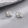 Punk Hip-hop Skeleton Stud Earrings for Men Women Fashion Creative Skull Ear Accessories Halloween Party Gifts Jewelry