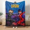 Ladybug Theme Printed Blanket - Perfect for Couch, Bed, Travel & Outdoor Use | Machine Washable, Cozy & Durable.