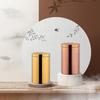 Modern Minimalist Stainless Steel Tea Canister With Sealed Lid For Storage And Preservation