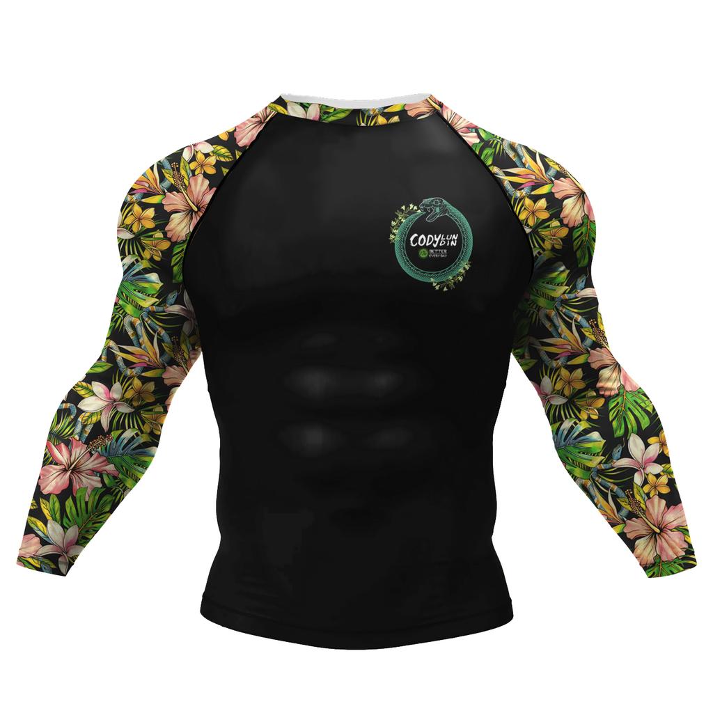 Cody Lundin Custom Bjj Mma Compression Rashguard Camo Jiu Jitsu No Gi Long Sleeve Bjj Rash Guard Fitness Wear