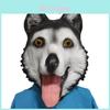 Poodle Wolf Dog Husky Mask Latex Pet Dog Costume For Christmas And Halloween