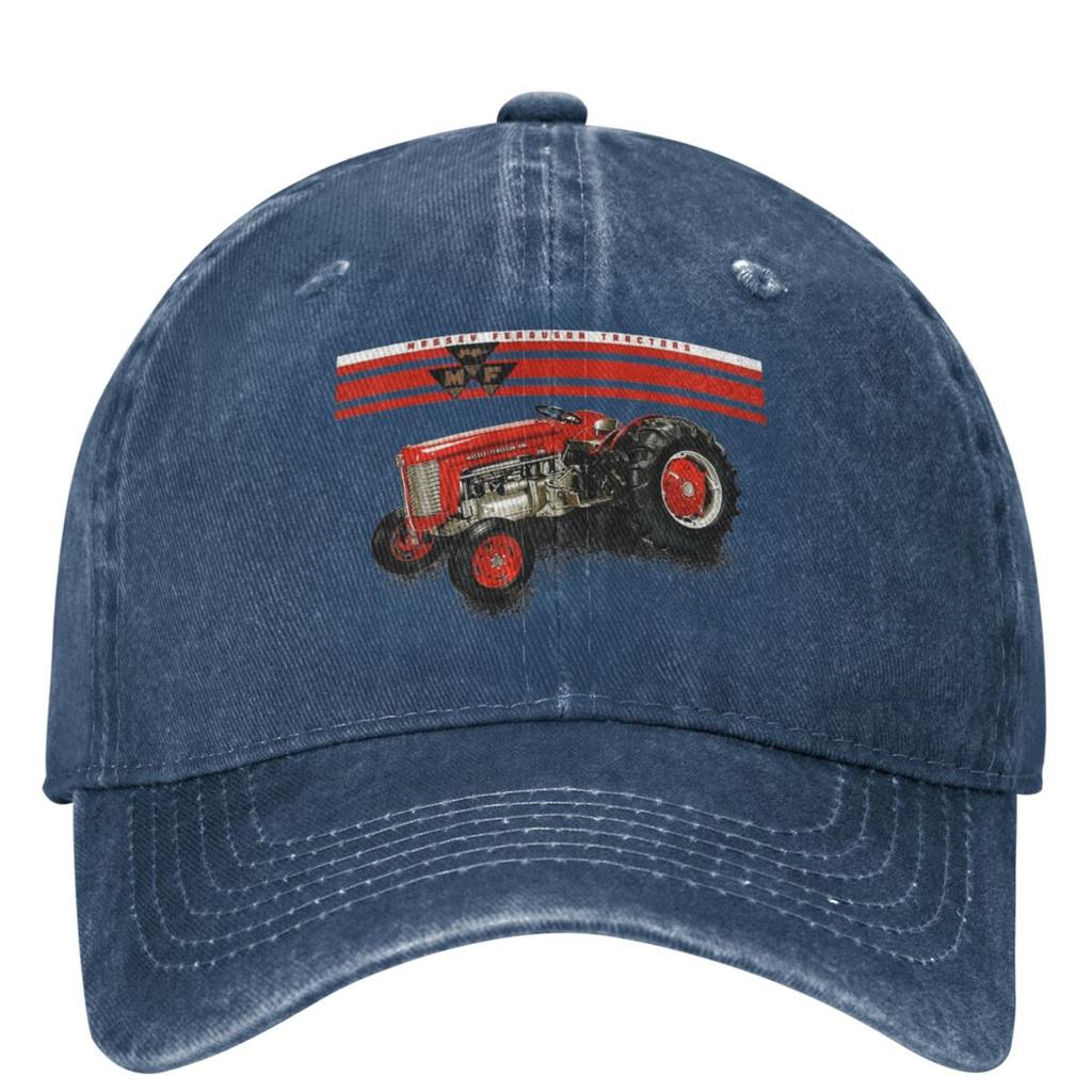 Traktor Landwirtschaft Logo Gewaschene Baseballkappe Massey Ferguson Street Style Hip Hop Papa Hüte Sommer Unisex Unisex Fitnessstudio Snapback Kappe