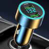 120W Dual Flash Car Charger with Digital Voltage Display for Super Fast Mobile Charging