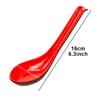 5pcs High Temperature Resistant Plastic Spoon Multicolor Available Suit for Household Restaurant Cafeteria Classic Style Spoon
