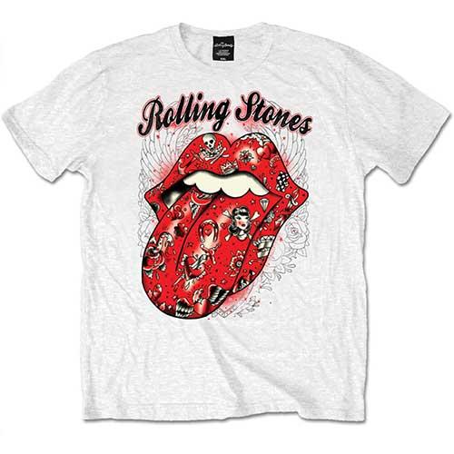 The Rolling Stones Unisex Adult Tattoo T-Shirt