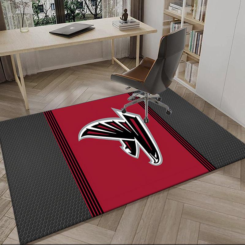 Falcons Logo Carpet, Kitchen Rugs, Yoga Mat, Non-Slip Mats, Rug for Bathroom, Living Room Bedroom, Camping Rugs Christmas Gift