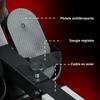 Water Rowing Machine, Indoor Foldable Rower, 6 Resistance Levels, LCD Screen, Black PC Steel