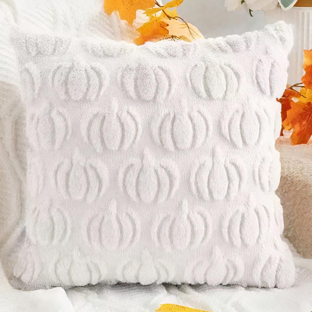 Christmas Tree Pillowcase Winter Plush Solid Halloween Cushion Cover Bedroom Living Room Sofa Decor Pillow Cover 45CM