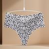 Lady Summer One-piece Silk-Free Breathable High-Waisted Abs-Controlling Yoga Thong Underwear