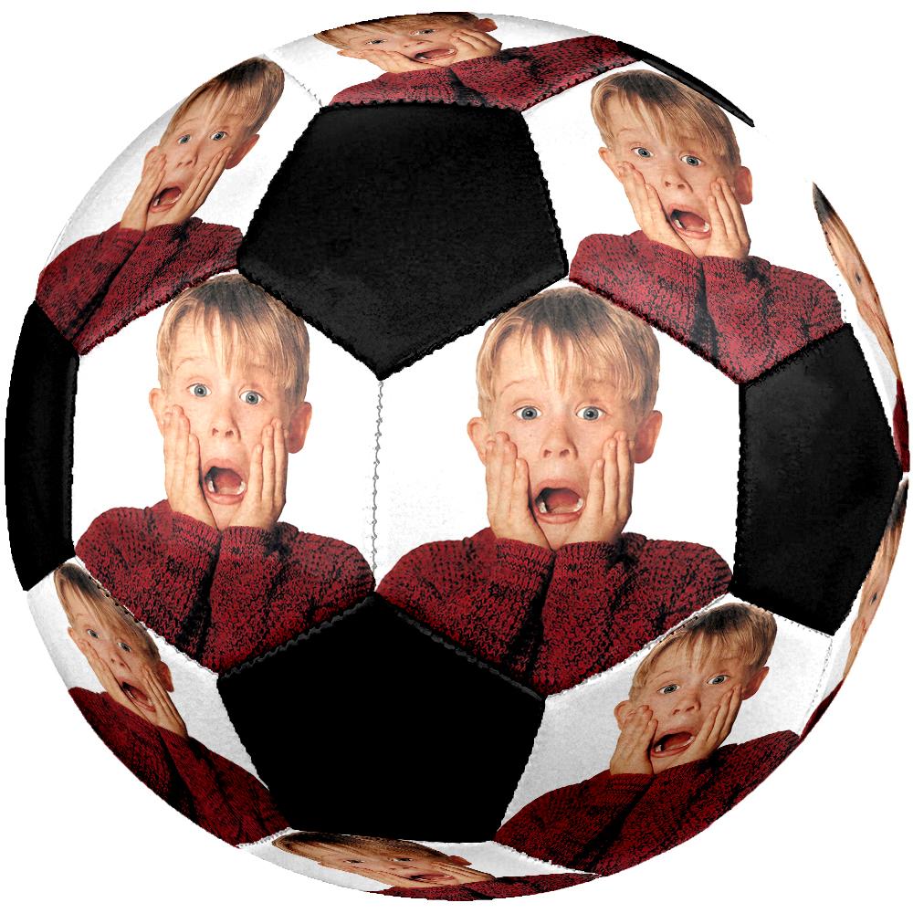 Home Alone Theme Size 5 Soccer Ball, Suitable for Both Indoor and Outdoor Matches, a Gift Suitable for Everyone.