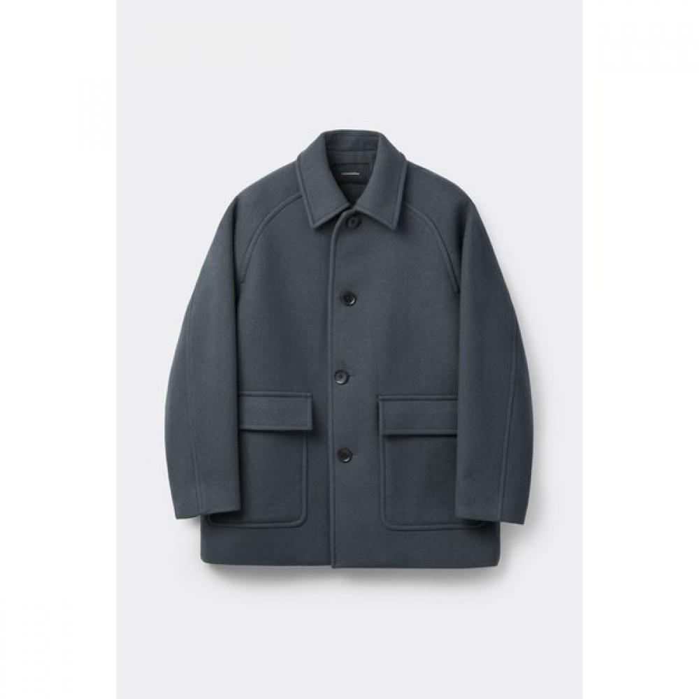 Customellow Gray Wool Coat Cwcaw25812gyx S