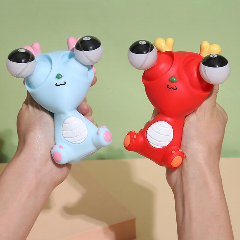 Creative Explosive Eye Dragon Dinosaur Decompression Toy Squeezing Joy Squeezing Staring Eye Funny Release Animal Sensory Toys