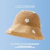 Lace Straw Sun Hat Children's Large Brim Summer Breathable Straw Hat Seaside Full Face Shading Sun Protection Hat Tide