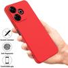 For Xiaomi Poco M6 Plus 5G Neo Case Anti-Drop Liquid Silicone Phone Cover with Strap