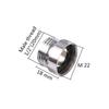 M22 M24 Female Thread to 1/2" Male Thread Water Connector Water Faucet Adapter Garden Irrigation Fitting Car Washing Accessories