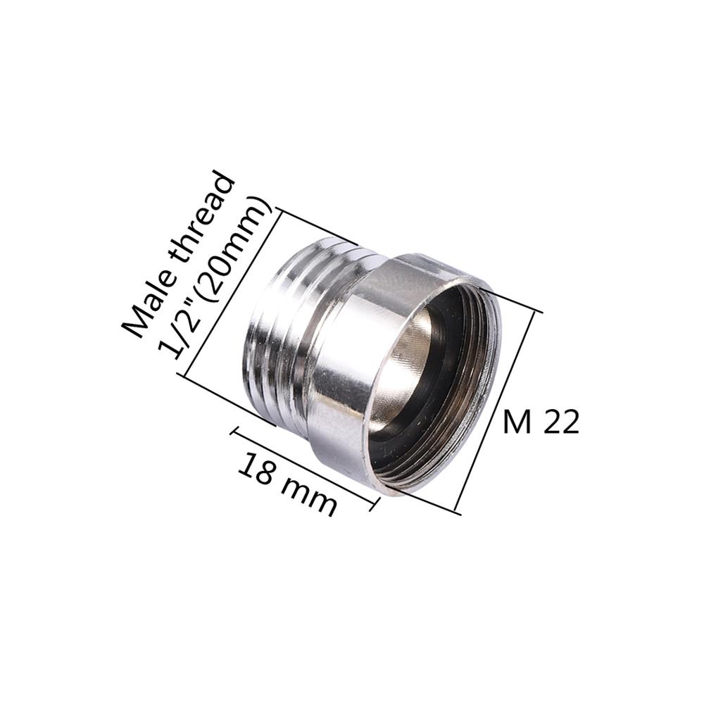 M22 M24 Female Thread to 1/2  Male Thread Water Connecto for Faucet Fittings Water Tap Adapter Water Purifier Accessory