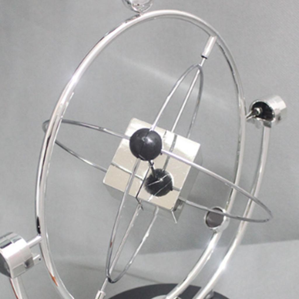 Elektronisches Perpetuum Mobile Spielzeug Metall Kunststoff Silber Quadratisches Perpetuum Mobile Maschine Spielzeug Schreibtischdekoration