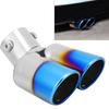 Universal 2.4in Stainless Steel Exhaust Tip Pipe Auto Car Modification Accessory