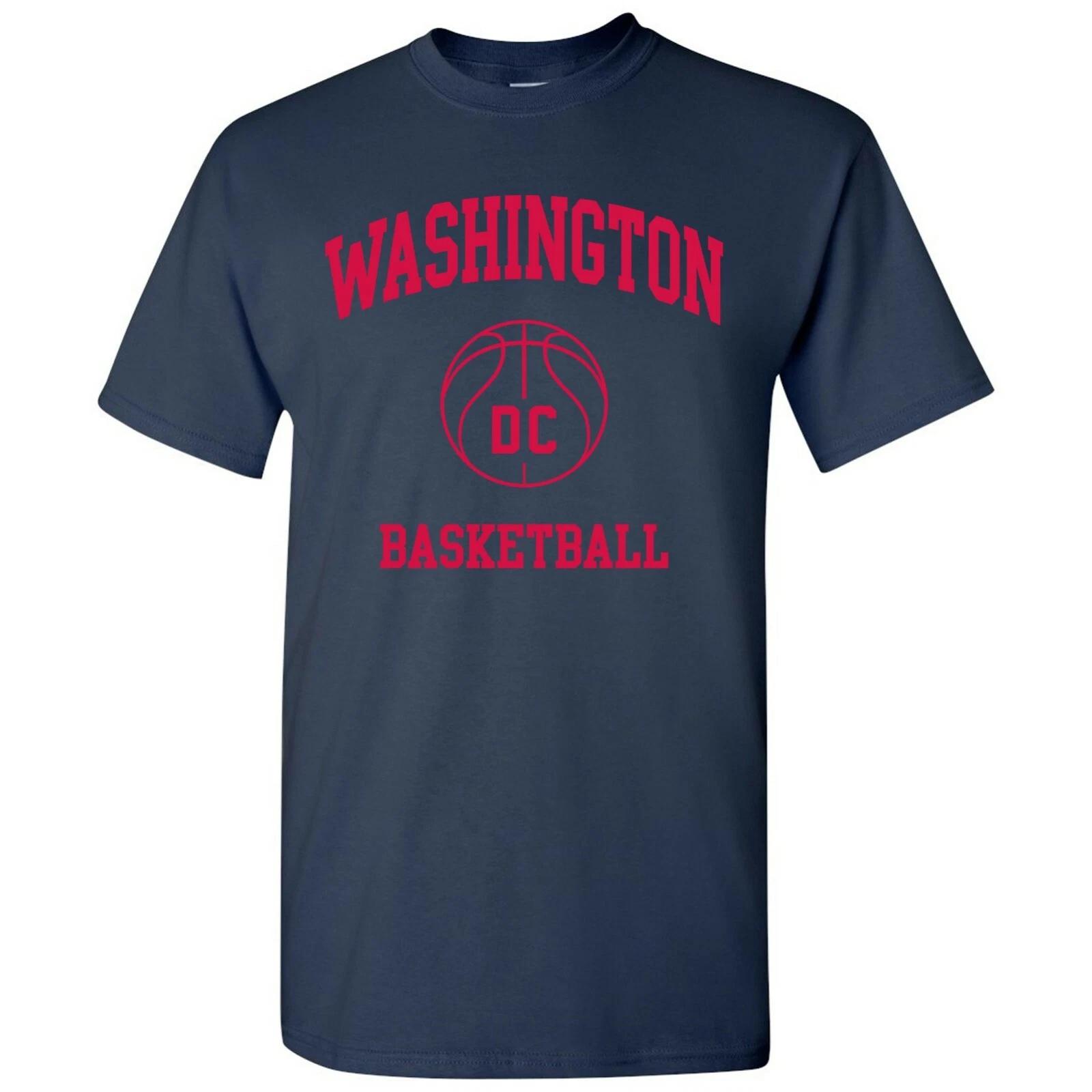 Washington Classic Basketball Arch - Hometown Sports Team Basic Cotton T-Shirt S
