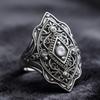 Selected Vintage Engraved Women's Rings Ethnic Style Bohemian Diamond Rings