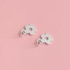 Sterling Silver Flower Pendant: Chinese Style Handmade Crystal Bracelet & Necklace Charm for DIY Beading & Rope Weaving.