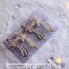 White Glitter Petal Foam Christmas Ball Ornaments for Tree Decorations