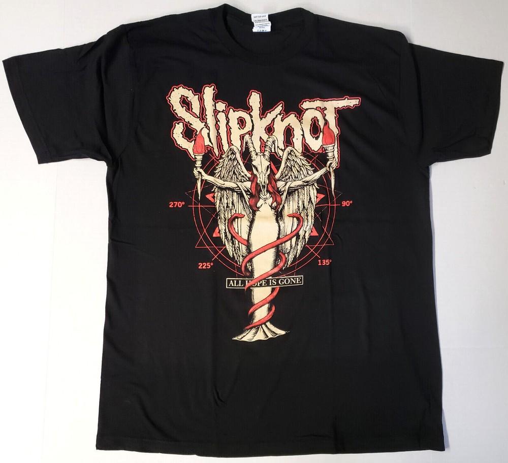 SLIPKNOT T-shirt All Hope Is Gone Rock Nu Metal Tee 100% Cotton Adult Men s New Unisex T-Shirt S
