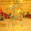 Light-up Reindeer Decoration Led Christmas Elk Decor Outdoor Christmas Reindeer Decoration Set Battery for Garden Indoor