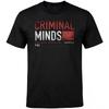 Criminal Minds BAU FBI Quantico Black Graphic T-Shirt