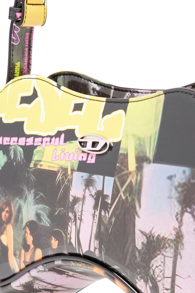 Bolso Bandolera PLAY SHOULDER X09100P6019 UNI Negro x Marfil H7296 [Diesel] Mujer