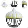 Garlic Storage Basket Fruit Decorative Home Decoration Snacks Organizer Versatile for