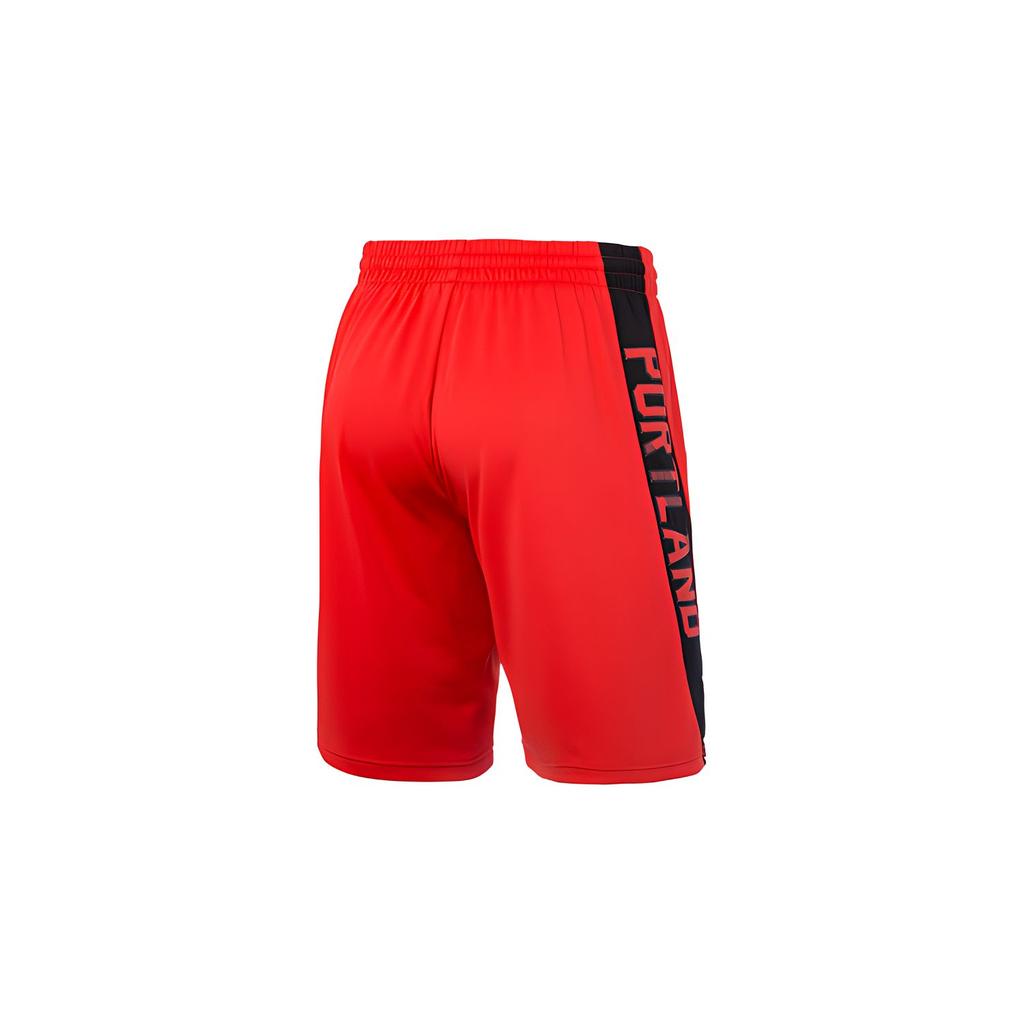 Li Ning Basketball Series Slim Fit Competition Shorts Men Shorts Bright-Neon AAPQ095-6