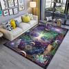 Mystical Lunar Phases Art Print Carpet Floor Mats Printing Christmas Gifts Fashion Art