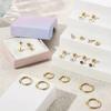 16 Stück Hypoallergenes Edelstahl Flachrücken Steckerohrringe Set Zirkonia Knorpel Schraubverschluss Stecker für Damen Herren