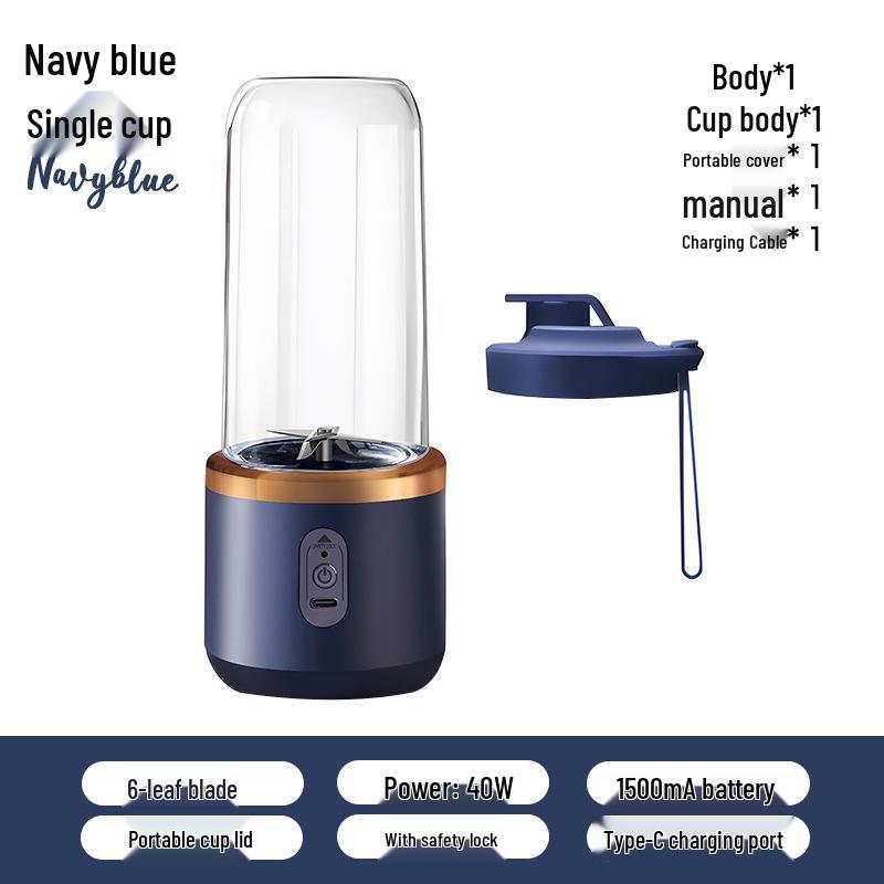 Portable Multi-Functional Mini Juicer - Rechargeable Household Model