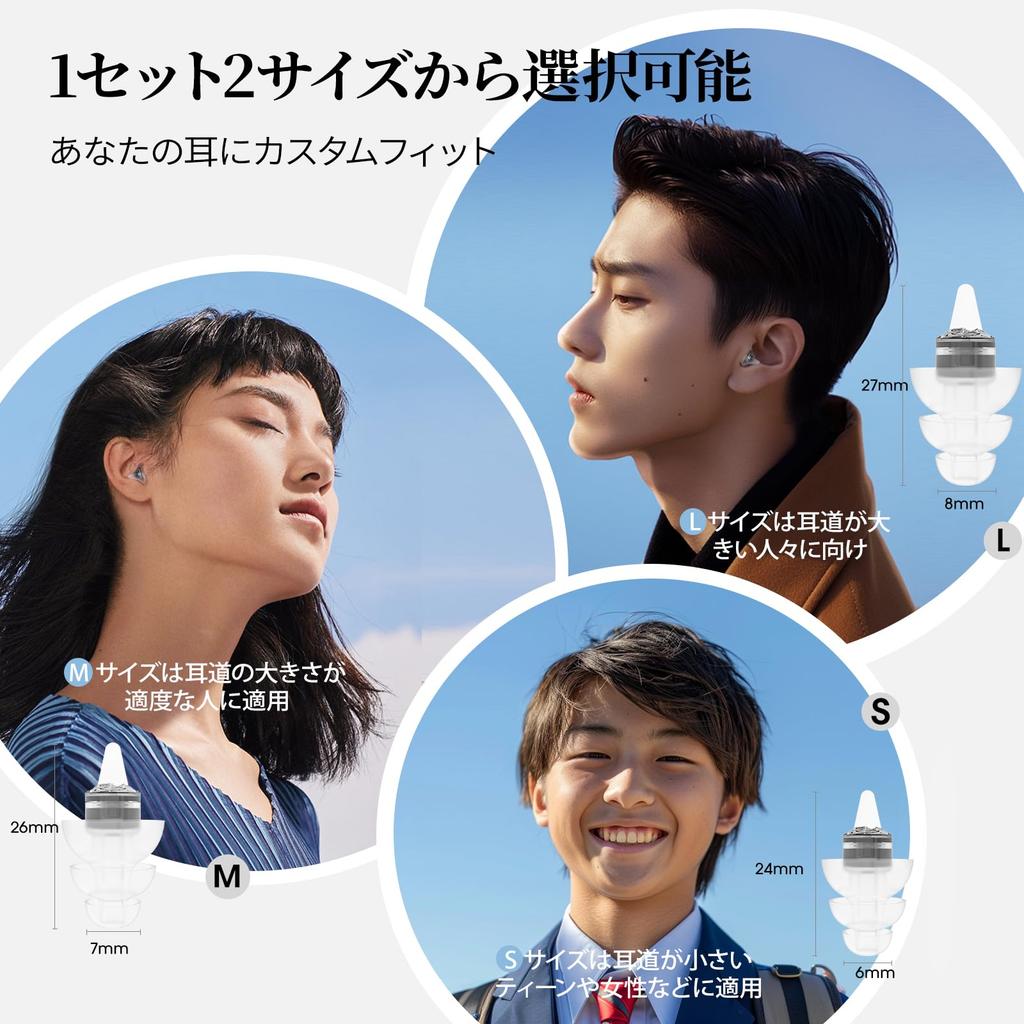 Quietide Airplane Adjustable Pressure Prevent Hearing for and Washable and Includes Carrying and Japanese Suitable for Teens with Small Ear Canals and