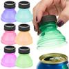 6pcs Reusable Plastic Beer Water Dispenser Lid Protector Caps Cover Bottle Top Soda Saver Can Cap Fashion Accessories