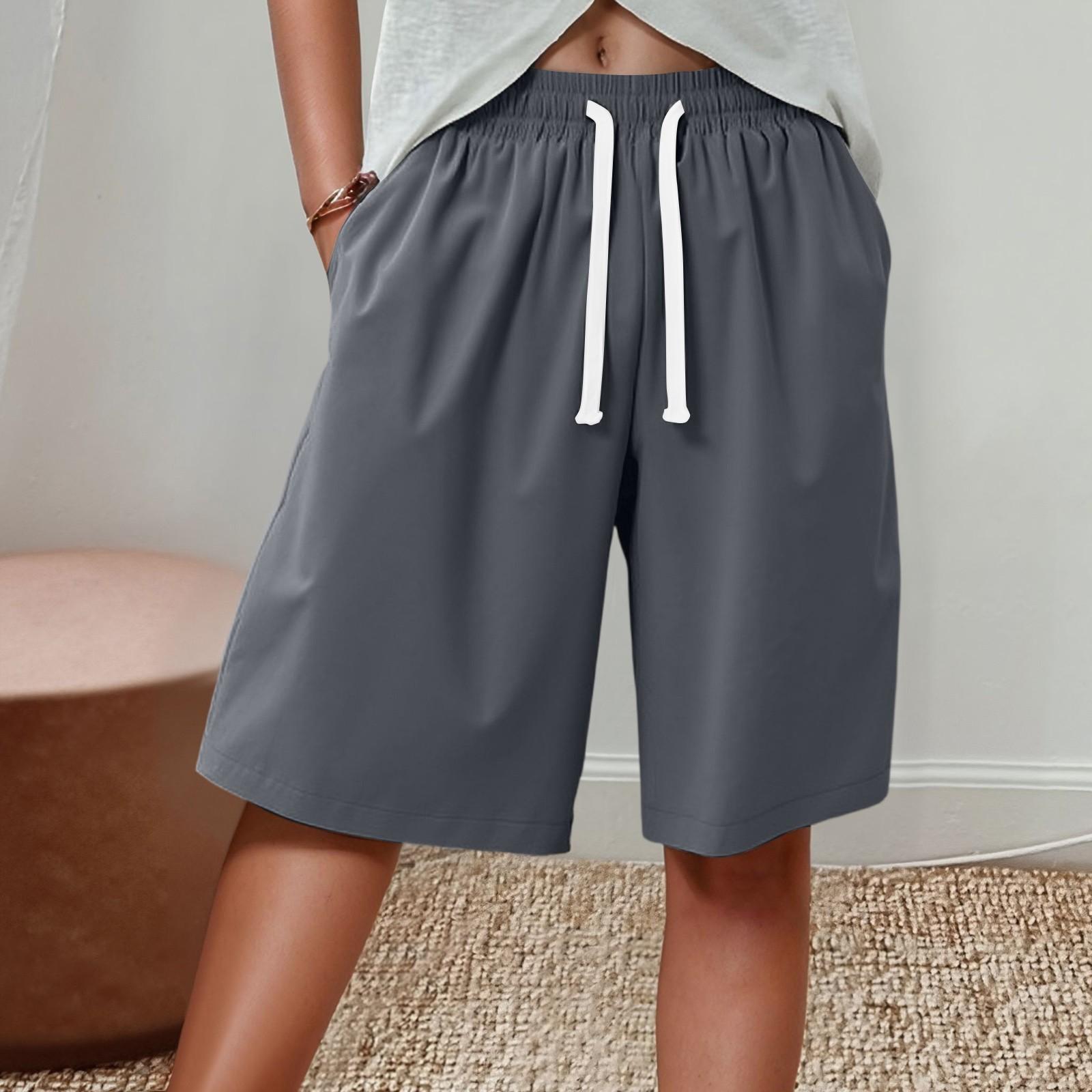 

Women s Sports Shorts Casual Loose Solid Color Breathable Quick Drying Shorts XXL