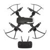 Foldable Drone with Dual Camera Wifi Drone Remote Control Drone Toys for Boys Girls Gifts Black