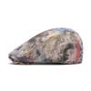 Tie-Dye Beret Women's Spring Summer Thin Cap Graffiti Forward Cap Men Newsboy Hat