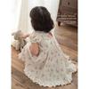 Girls' Romantic Floral Summer Dress