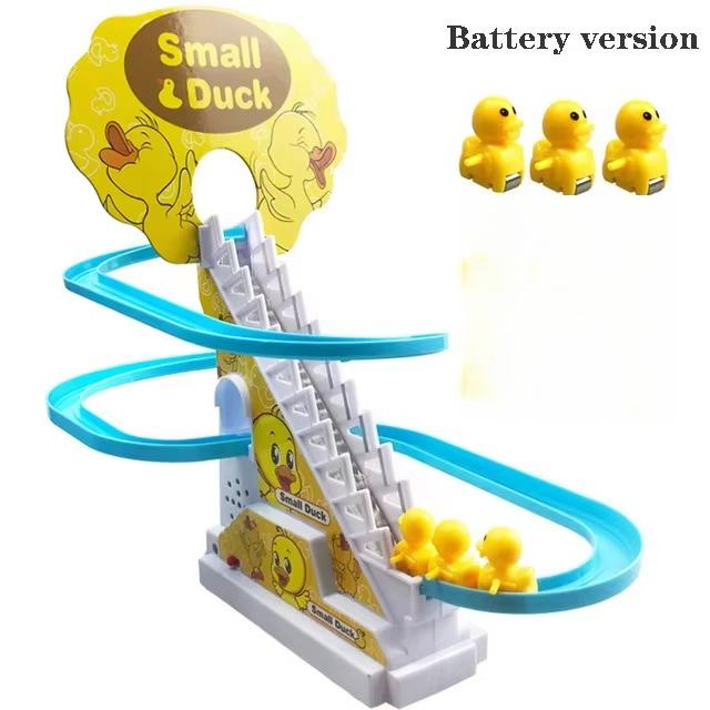 

Дитяча Різдвяна Іграшка Трек для Спуску по Сходах Машинка Набір Іграшок Санта Клауса Гірка-Трек з Музикою та Світлом Подарунки на Святкування Новий Рік