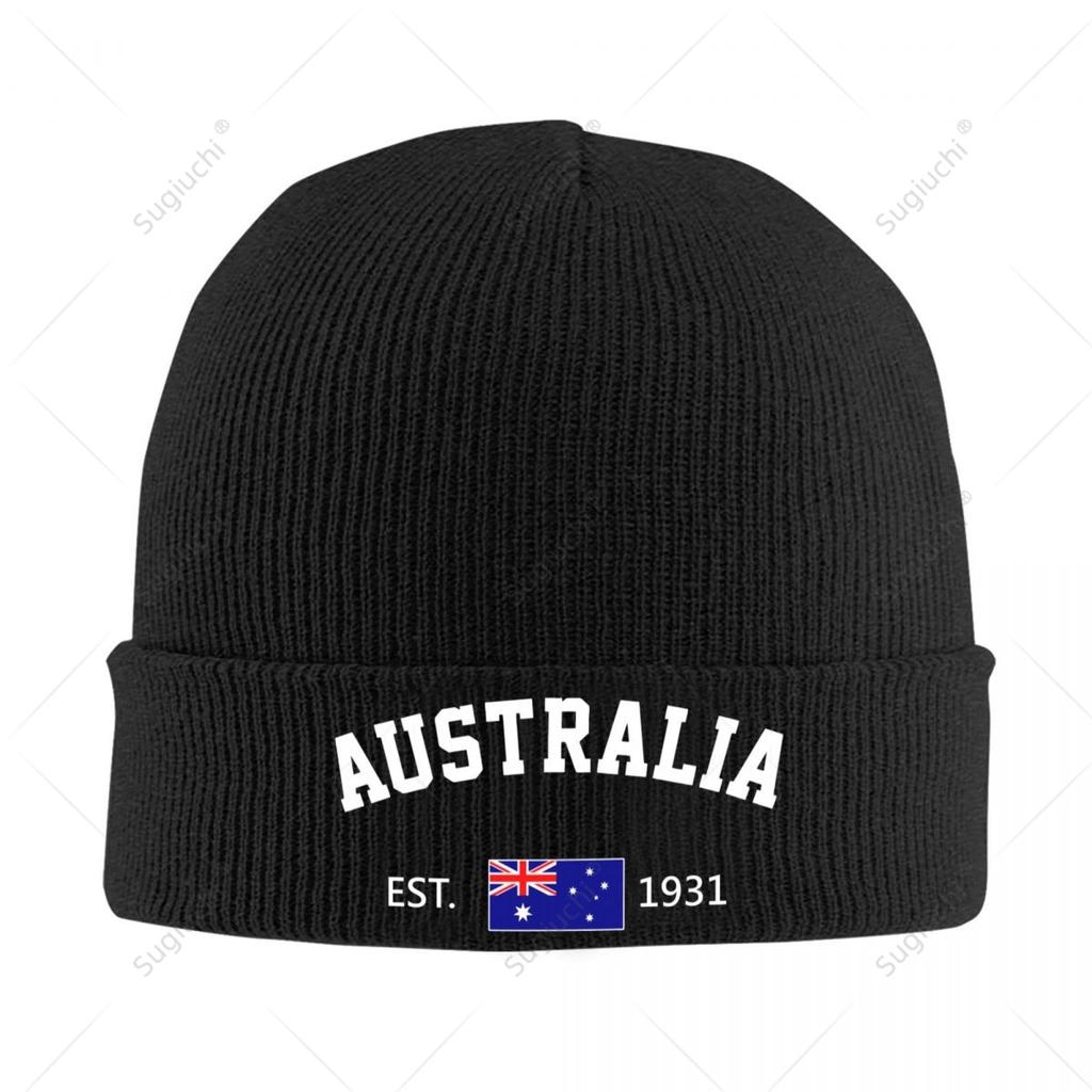 Knitted Hat Unisex Australia EST Independence Day For Unisex Women Boys Winter Autumn Beanie Cap Warm Bonnet