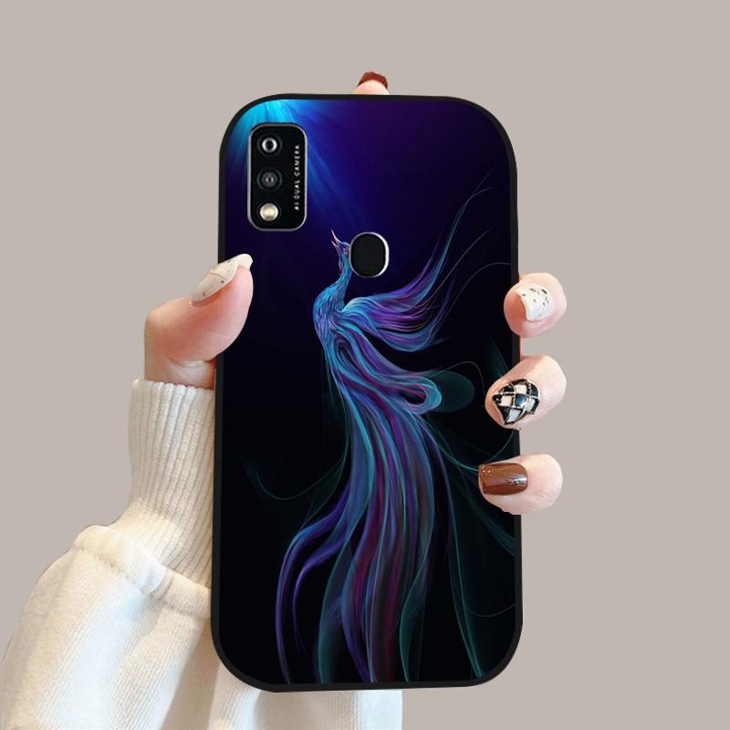 For ZTE Blade A51 Case A52 A53 Color Painted Soft Silicone Phone Cover Cases For ZTE Blade A31 Fashion Protective Fundas Coque