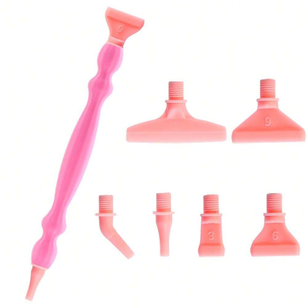 

5D Resin Diamond Painting Pen Thread Metal Replacement Pen Heads Point Drill Pens With Glue Clay DIY Art Crafts Diamond Painting