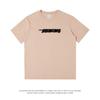 Casual Short-Sleeved T-shirt Boys Heavy Cotton Minimalist Design Letter Printing T-shirt Top Female Summer