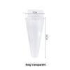 Wall-Mounted Hydroponic Flower Pot Vase - No-Punch Hanging Plastic Planter for Green Radish